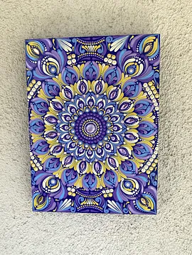 Duvar Dekoru Mandala Tablo Işığın Uyanışı