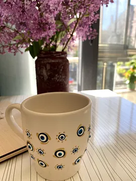 Kahve Kupası Nazar Boncuğu