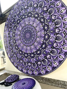 Duvar Dekoru Morun Büyüsü Mandala Tablo