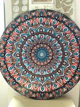  Duvar Dekoru Yumuşak Güç Mandala Tablo