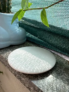 Taş Tozu Disk Beyaz Diy Obje
