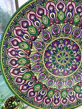  Duvar Dekoru Kalpten Gelen Mandala Tablo
