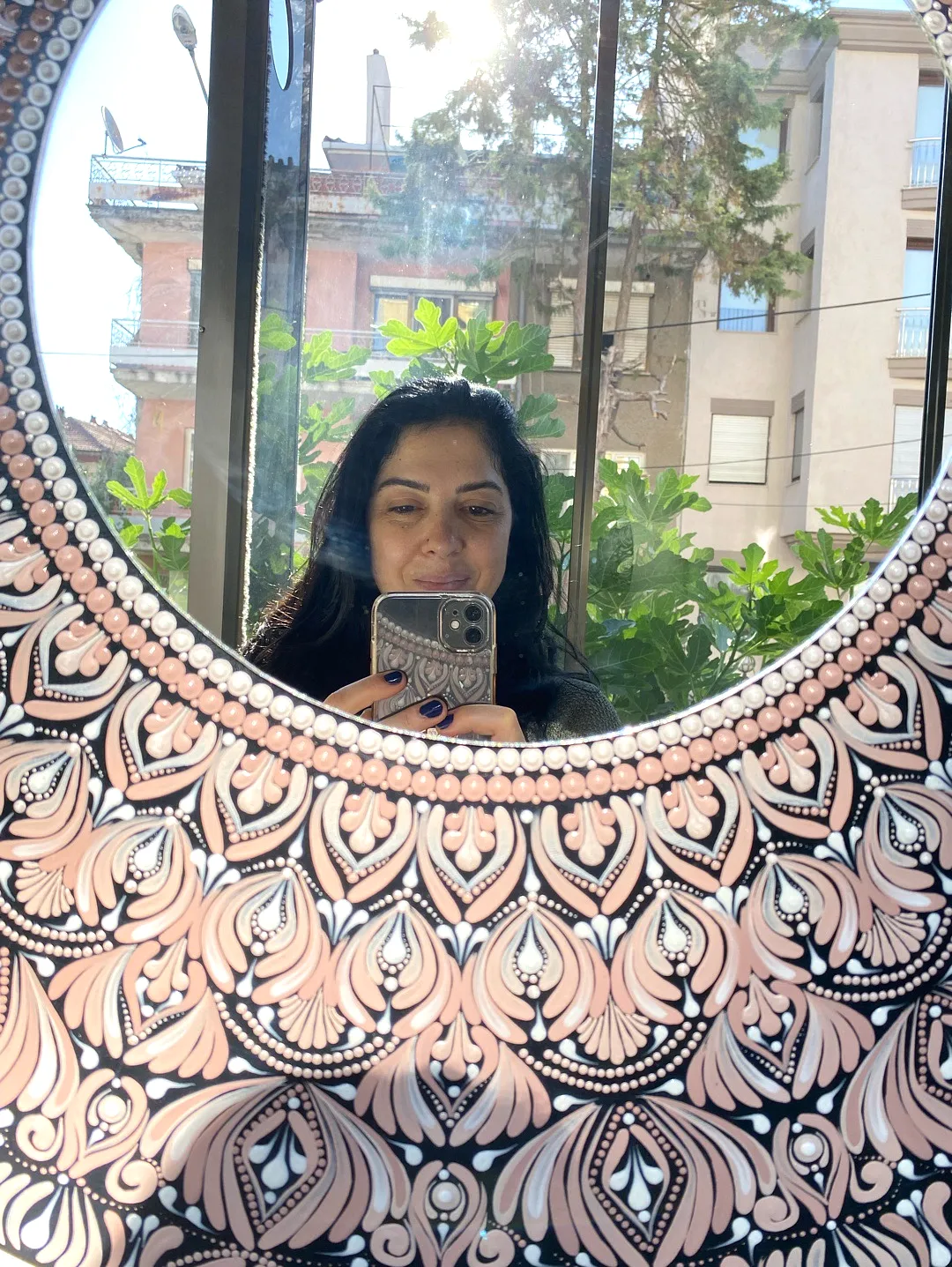 duvar-dekoru-ayna-tarcinli-mocha-el-yapimi-dot-mandala