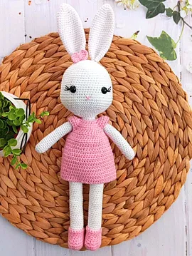 Amigurumi Tavşan  Pembe