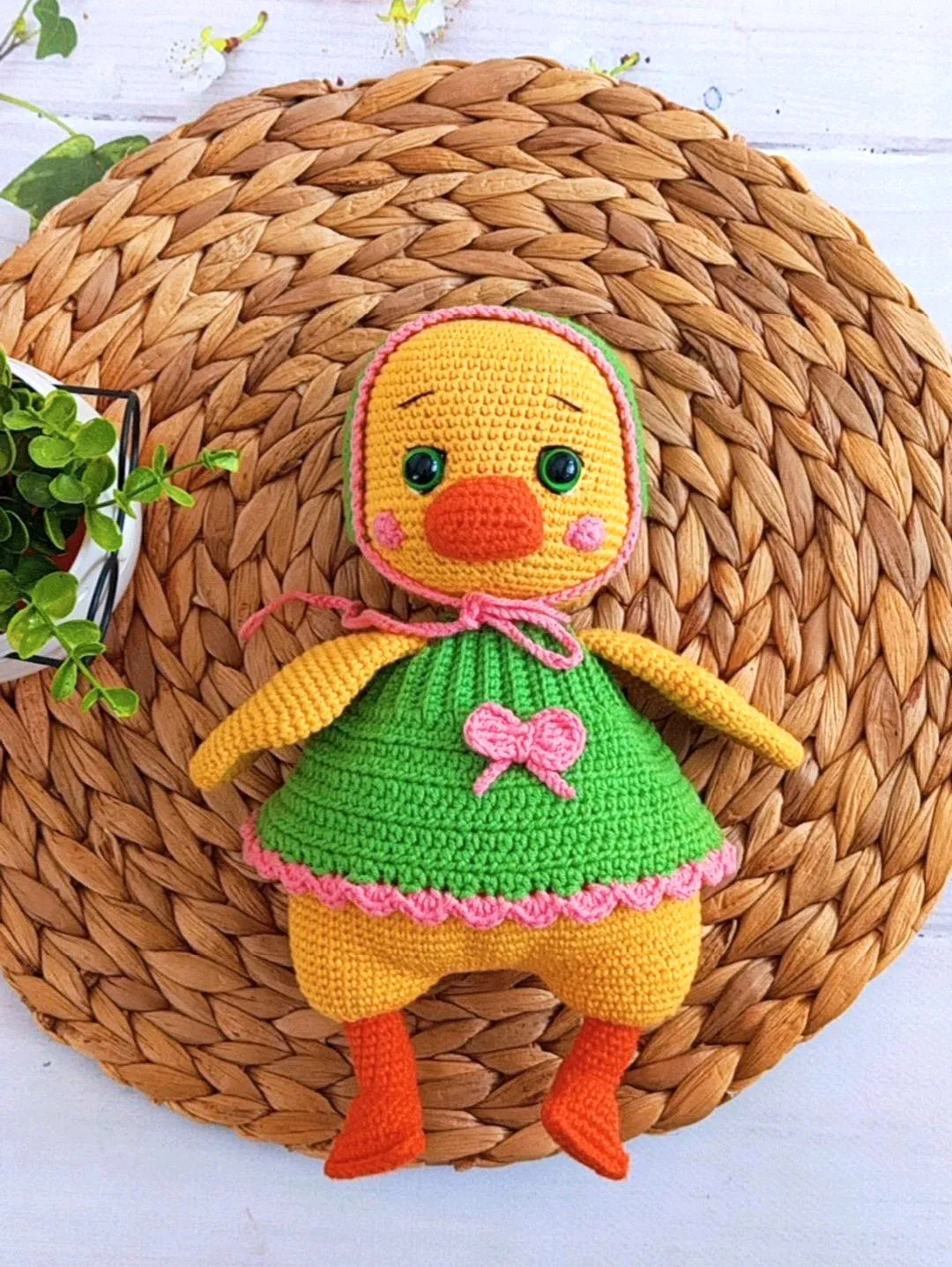 amigurumi-ordek-sari