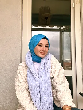 Gök Mavisi Atkı Gök Mavisi