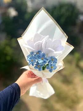 Unutma Beni Çiçeği & Lale Buketi  Mavi