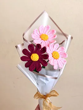  Mini Buket Serisinden Papatya Pembe