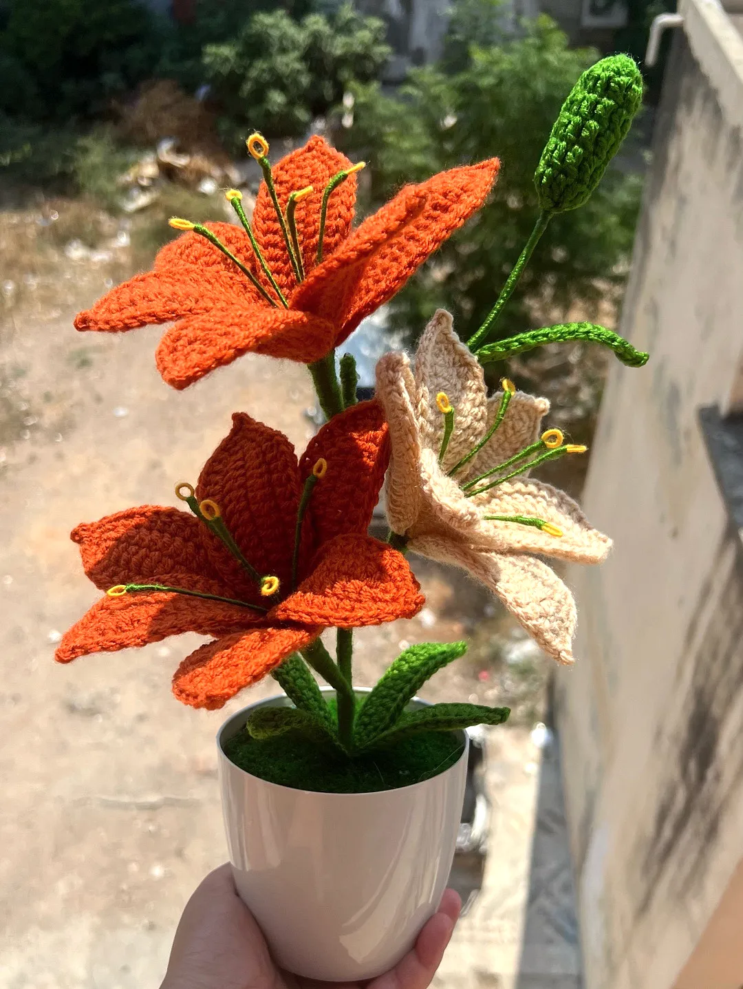 saksida-orgu-zambak-turuncu