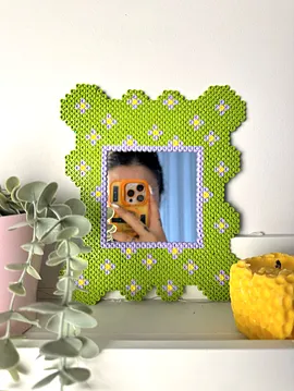 Spring Pixel Ayna Yeşil