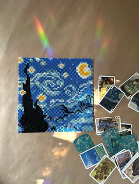 Vincent Pixel Art Çok Renkli