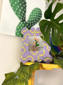 Spring Pixel Ayna Lila