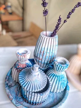 5'li Dekoratif Set Çok Renkli