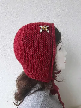 Bonnet Şapka  Bordo