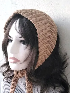 Bonnet Baslik Sapka  Taba