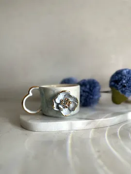 One Flower Mug Mavi