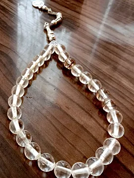 Kişiye Özel Saç Teli Epoksi Tesbih  Boyasız