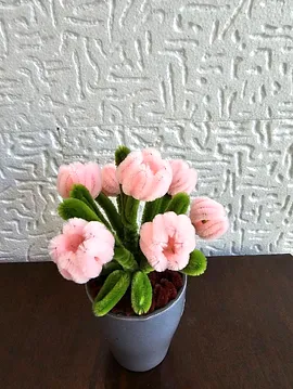 Şönil Mini Saksı  Pembe