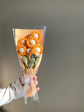 Turuncu Papatya Buketi Turuncu
