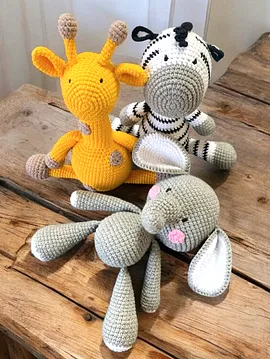 Amigurumi Oyuncak Seti  Çok Renkli