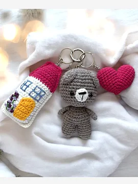 Amigurumi Çanta Aksesuarı & Anahtarlık Çok Renkli
