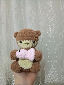 Balıklı Susamuru Oyuncak Peluş Uyku Arkadaşı Hayvan Kahverengi