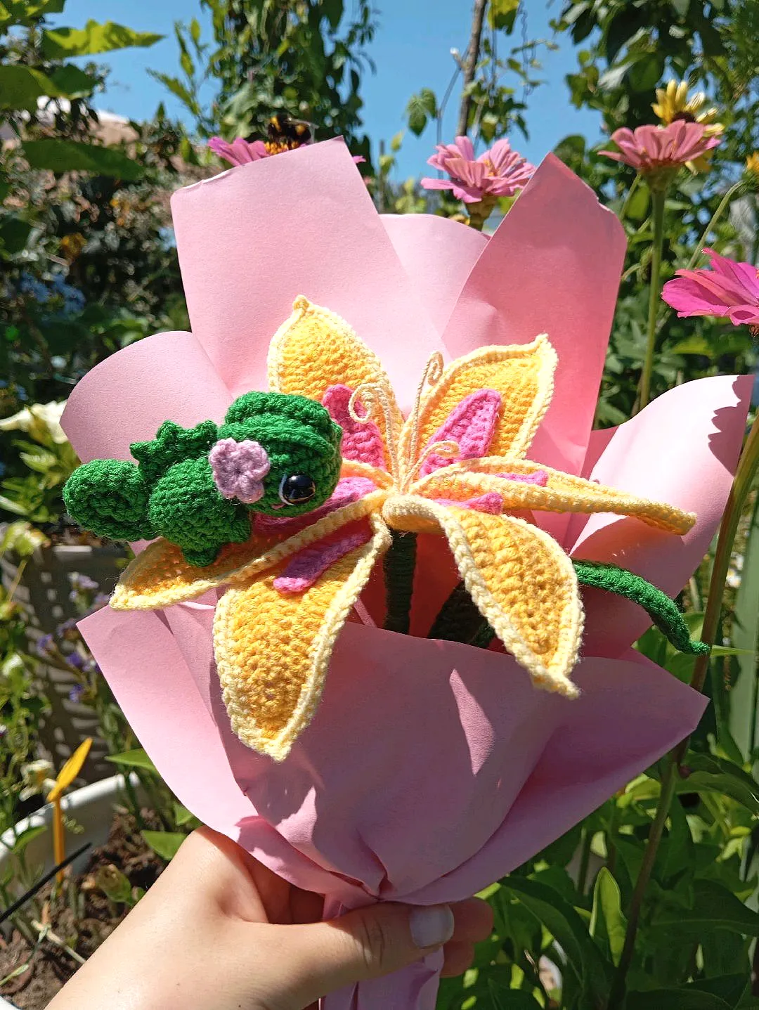 orgu-rapunzel-cicegi-ve-pascal-dogumgunu-mezuniyet-cicegi-pembe