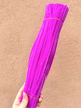 100 Adet 30 Cm Şönil Mor