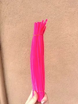 62 Adet 30 Cm Şönil Pembe