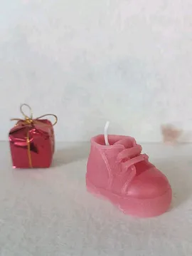 Bebek Doğum Günü Hediyelik  Mum  Pembe