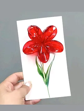Düğün Nişan Hediyelik Lotus Çiçeği Toka Kırmızı