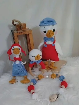 Yeni Doğan Bebek Seti Saks Mavi