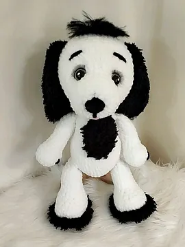 Uzun Kulaklı Oyuncak Köpek Beyaz