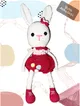 amigurumi-uzun-kulak-suslu-tavsan-uyku-arkadasi-3lu-set-kirmizi