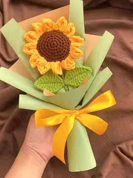 Örgü Ayçiçeği Sarı Sarı