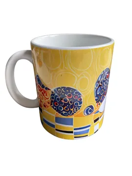 Klimt Esintili Kupa Çok Renkli