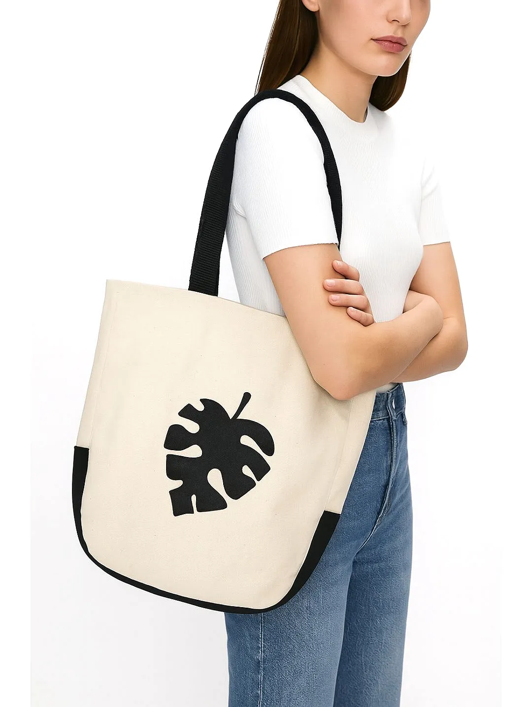 yaprak-baskili-kanvas-tote-omuz-cantasi-bej
