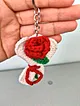 gul-buketi-anahtarlik-beyaz