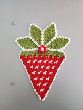 Çilek Modelli Lif Kırmızı