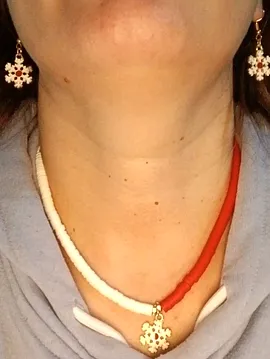Kartanesi Fimo Bileklik  Kırmızı