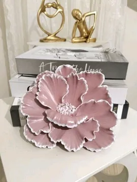 Duvar Çiçeği Tablo, Pudra Pembe
