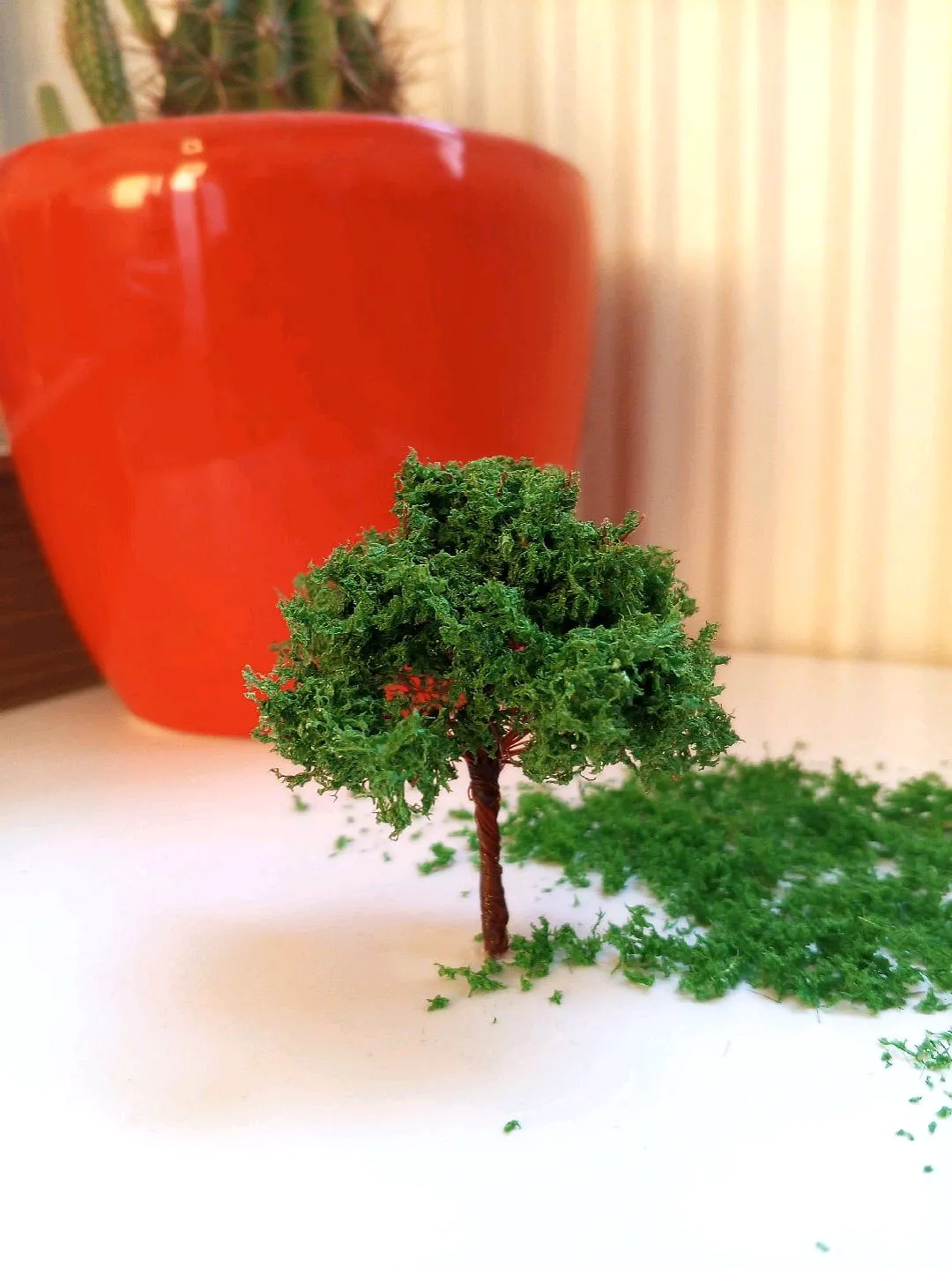 minyatur-mimari-maket-diorama-agac-modeli-yesil