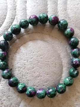 Epidote Doğal Taş Bileklik Yeşil