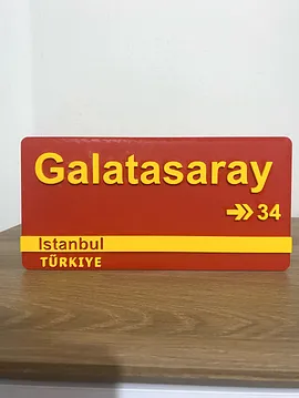 Galatasaray Dekoratif Ürünü Kırmızı