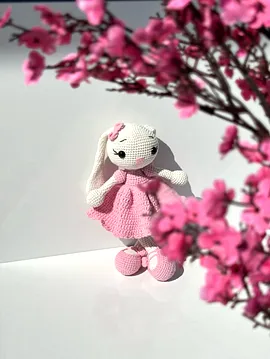 Uzunkulak Tavsan  Pastel Pembe