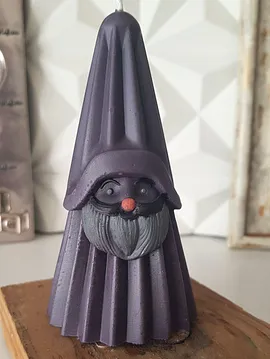 El Yapımı Noel Baba Mum  Mor