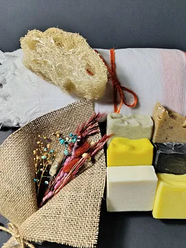 Zeytinyağı Sabunu Banyo Seti Çok Renkli