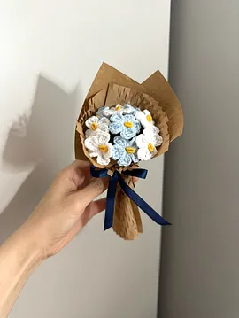 Mini Unutma Beni Buketi Arısız Açık Mavi