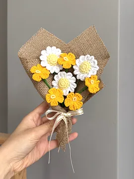 Mini Papatya Buketi Sarı