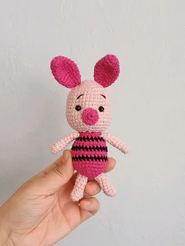 Piglet Oyun Ve Uyku Arkadaşı Pembe